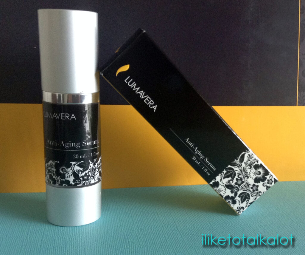 lumavera antiaging serum packaging