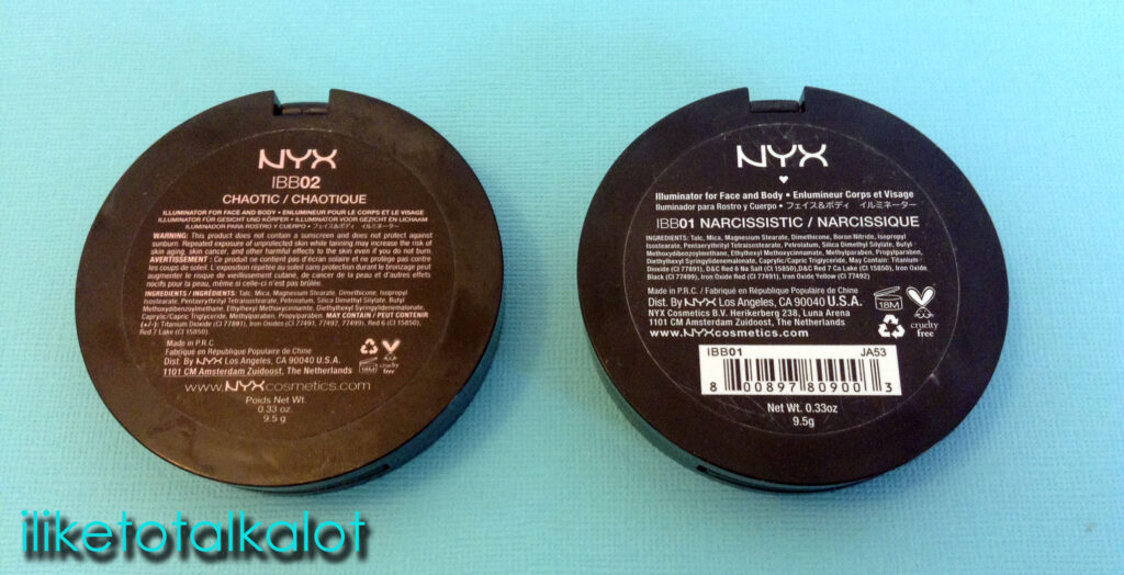 nyx cosmetics illumnators copy