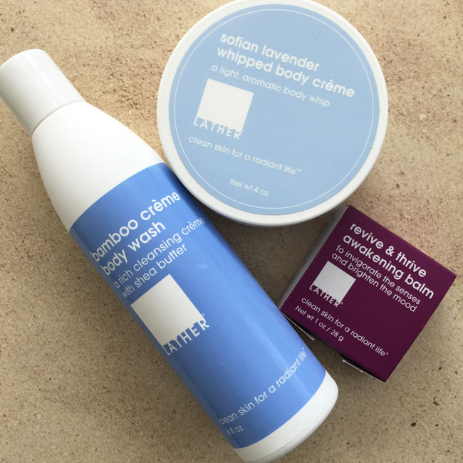 lather products for the new mom